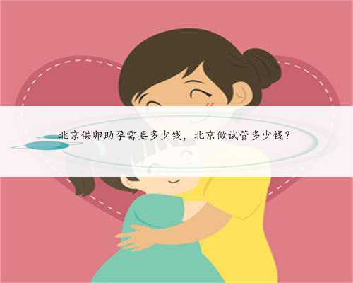 北京供卵助孕需要多少钱，北京做试管多少钱？